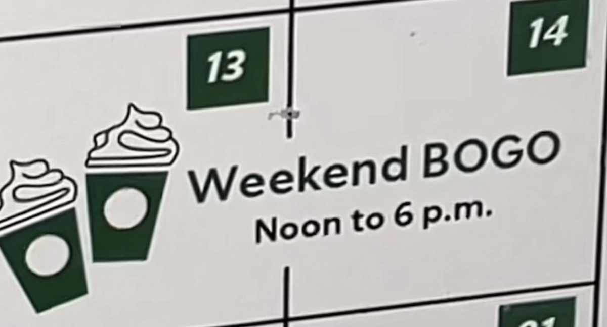 Rumors Are, Starbucks Is About To Bring Back BOGO Days and Introduce New $3 Thursdays